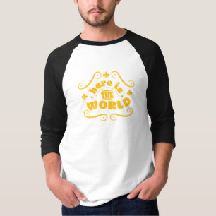 Camiseta Aqui está o mundo
