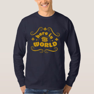 Camiseta Aqui está o mundo