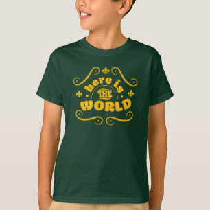 Camiseta Aqui está o mundo