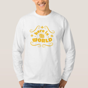 Camiseta Aqui está o mundo