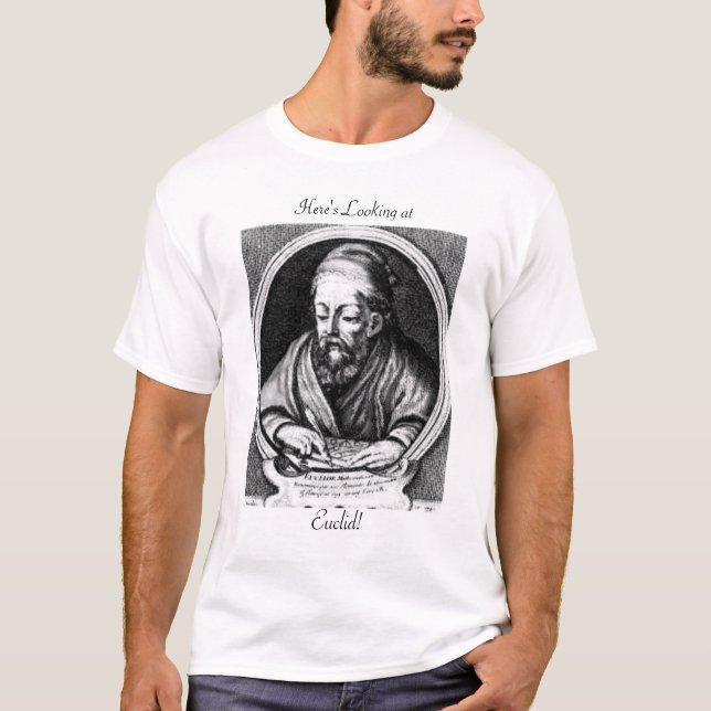 Camiseta Aqui está olhando Euclid! (Frente)