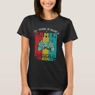 Camiseta Aqui está um Design legal do jogador de retrovisor