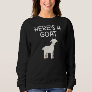 Camiseta Aqui está uma Piadas engraçada de cabra sarcástica