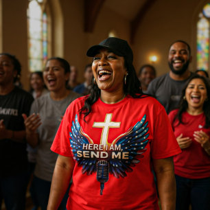 Camiseta Aqui Estou, Mande-Me