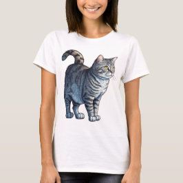 Camiseta Aqui Gatinho, Gatinho! Todo mundo ama um gato de m