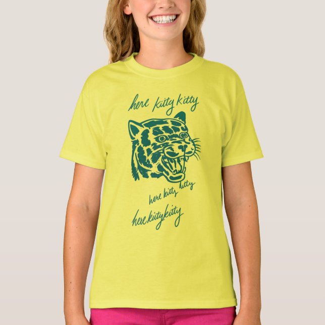 Camiseta Aqui Kitty Kitty (Frente)