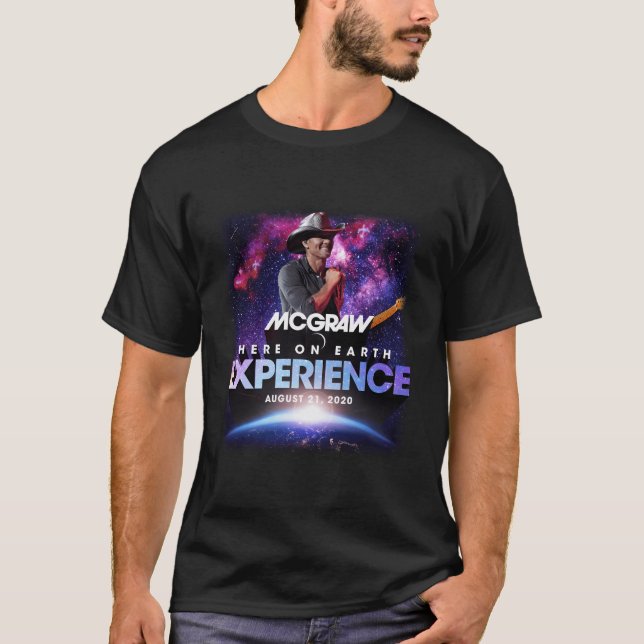 Camiseta Aqui Na Experiência Da Terra (Frente)