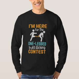 Camiseta Aqui Para O Concurso De Bicking De Bumbum De Perna