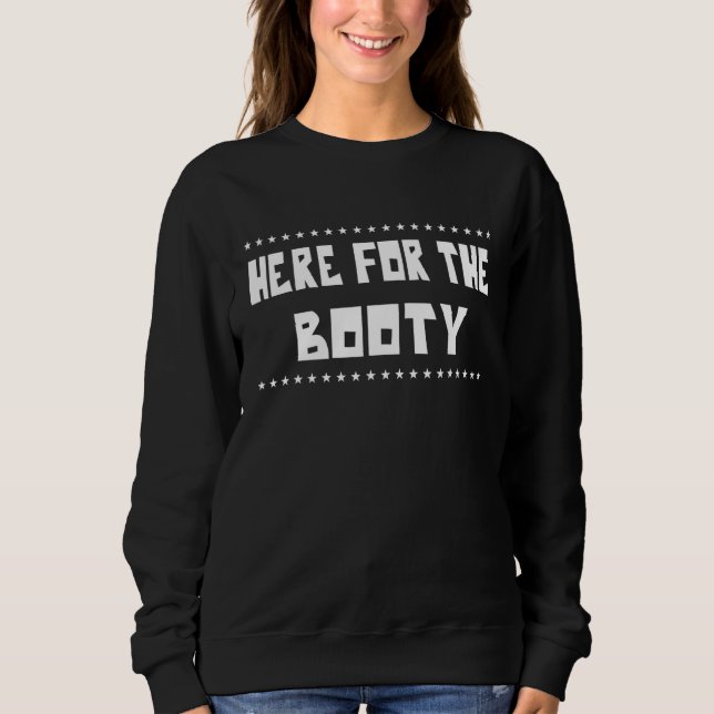 Camiseta Aqui para o dia de Booty St Patty (Frente)