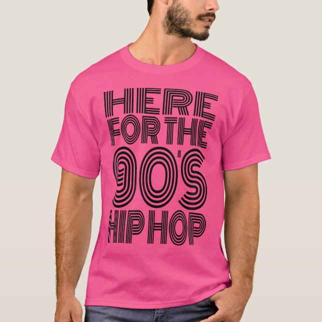 Camiseta Aqui Para O Hip Hop 90S (Frente)