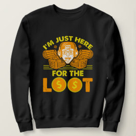 Camiseta Aqui para o Loot - Design de jogos
