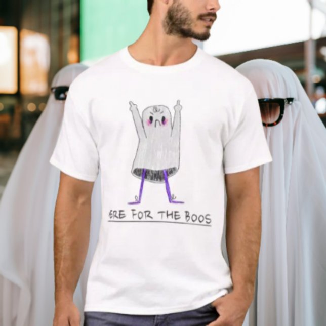 Camiseta Aqui Para Os Boos (Criador carregado)