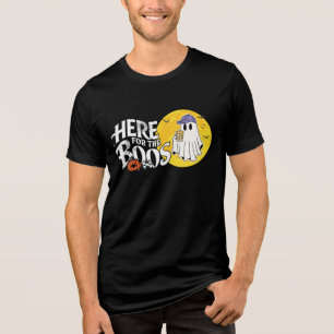 Camiseta Aqui para os Boos Beba e coloque seu Spook em ci