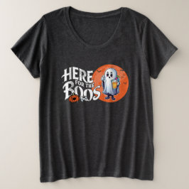 Camiseta Aqui para os Boos | Beba e coloque seu Spook em ci