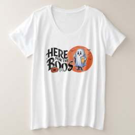 Camiseta Aqui para os Boos | Beba e coloque seu Spook em ci