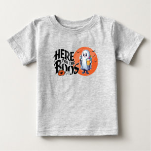 Camiseta Aqui para os Boos Beba e coloque seu Spook em ci