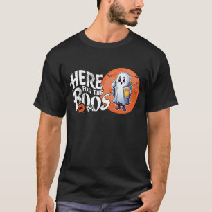 Camiseta Aqui para os Boos Beba e coloque seu Spook em ci