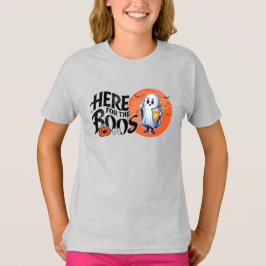 Camiseta Aqui para os Boos | Beba e coloque seu Spook em ci