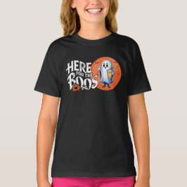 Camiseta Aqui para os Boos | Beba e coloque seu Spook em ci