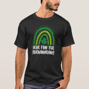 Camiseta Aqui Para Os Dias de São Patrícios Engraçados Shen