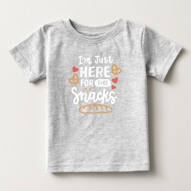 Camiseta Aqui para os Snacks (Frente)