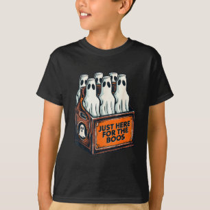 Camiseta Aqui Para Os Vaias Halloween 6 Pack Bebida Fantasm