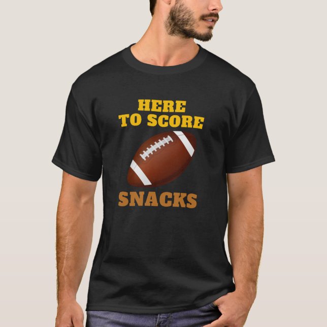 Camiseta Aqui Para Pontuar Snacks (Frente)