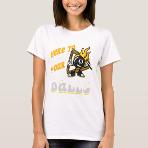 Camiseta Aqui Para Quebrar A Piscina 8 Do Billiard Player S
