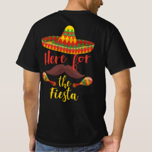 Camiseta Aqui pela Fiesta - Cinco De Drinko
