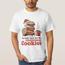 Camiseta Aqui pelas Bolachas de Natal