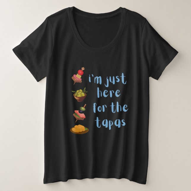 Camiseta Aqui pelas Tapas (Frente do Design)