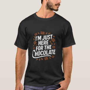 Camiseta Aqui pelo Chocolate – Amante do Chocolate Divertid