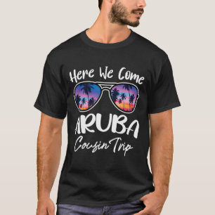 Camiseta Aqui Vamos Nós Aru Amante da Praia Viagem de Primo