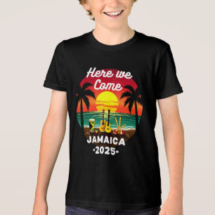 Camiseta Aqui Vamos Nós Jamaica 2025 Viagem de Meninas Famí
