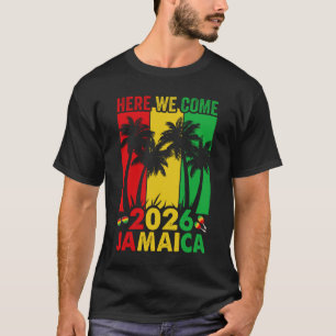 Camiseta Aqui Vamos Nós Viagem de Férias em Família Jamaica
