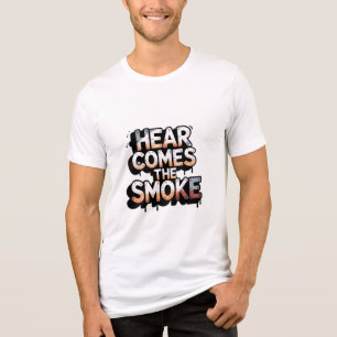 CAMISETA AQUI VEM A FUMAÇA
