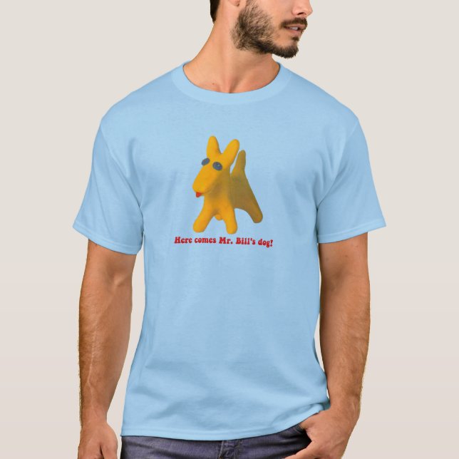 Camiseta Aqui vem o cachorro do Sr. Bill! (Frente)