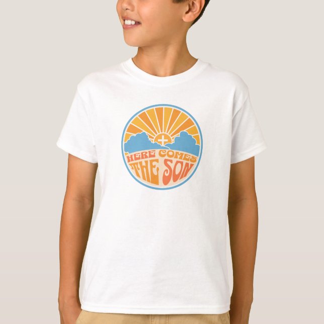 Camiseta Aqui Vem O Filho De Deus (Jesus) (Frente)