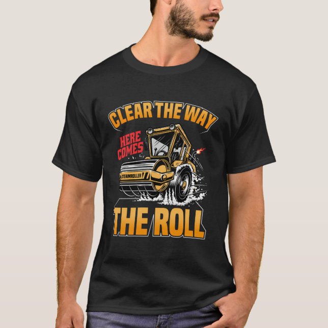 Camiseta Aqui Vem O Roll Steamroller (Frente)