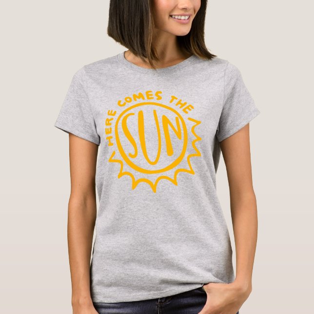Camiseta Aqui vem o sol (Frente)