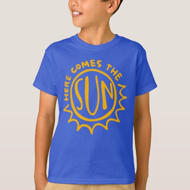 Camiseta Aqui vem o sol (Frente)