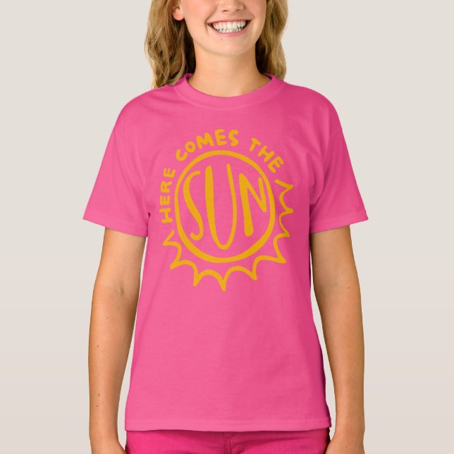 Camiseta Aqui vem o sol (Frente)