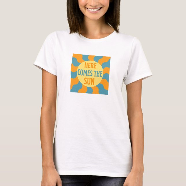 Camiseta Aqui Vem O Sol (Frente)