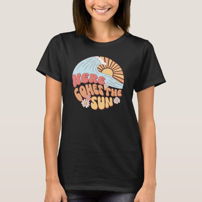 Camiseta Aqui vem o Sol (Frente)
