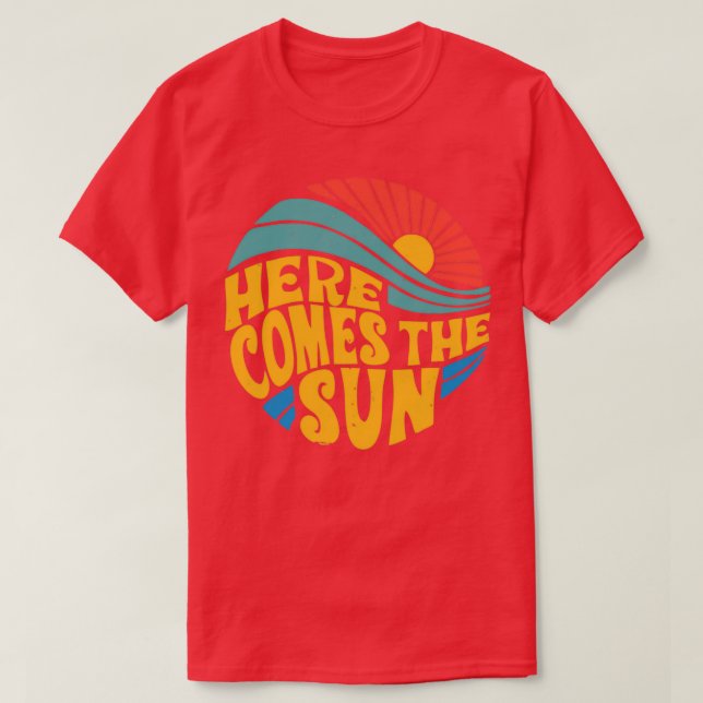Camiseta Aqui vem o Sol 3 (Frente do Design)