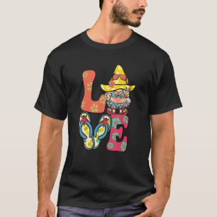 Camiseta Aqui Vem O Sun Love Gnomo Summer Retro Beach V