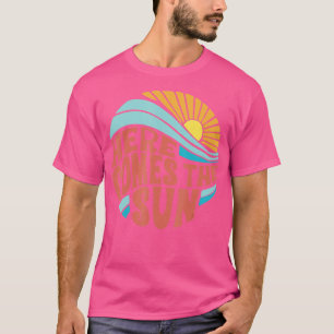 Camiseta Aqui vem o Sun Men Mulheres Mais Ociosas Bebê Summ