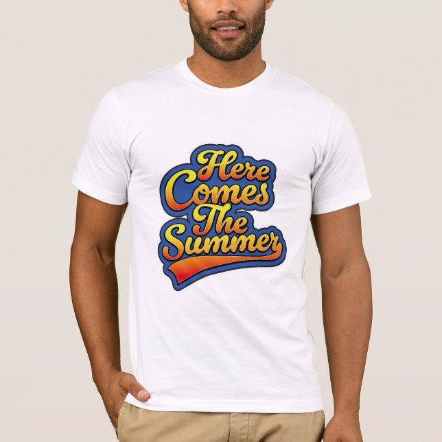 Camiseta Aqui vem o Verão (Frente)