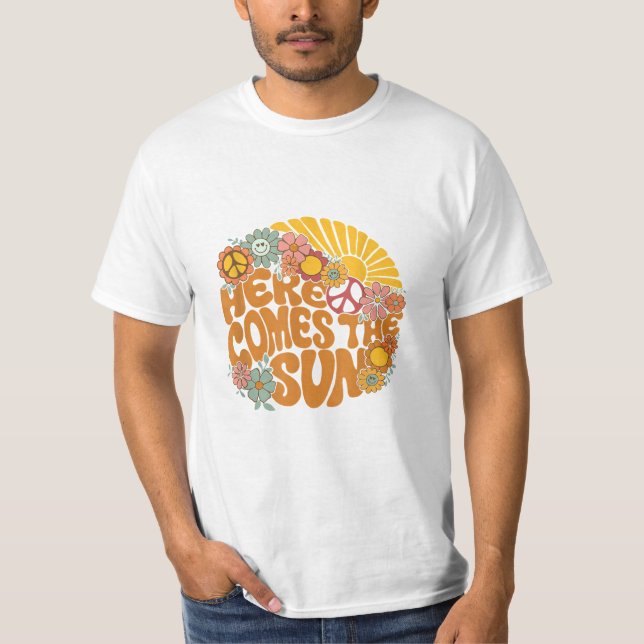 Camiseta Aqui Vem Os Homens Do Sol Mulheres Crianças Bebê (Frente)