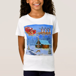 CAMISETA AQUI VEM SANTA CLAUS